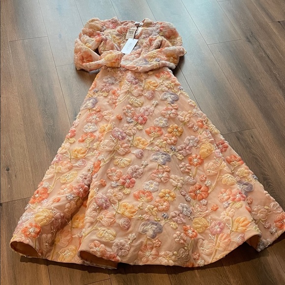 HELSI Tessa Long Sleeve Beaded Gown - Picture 5 of 10